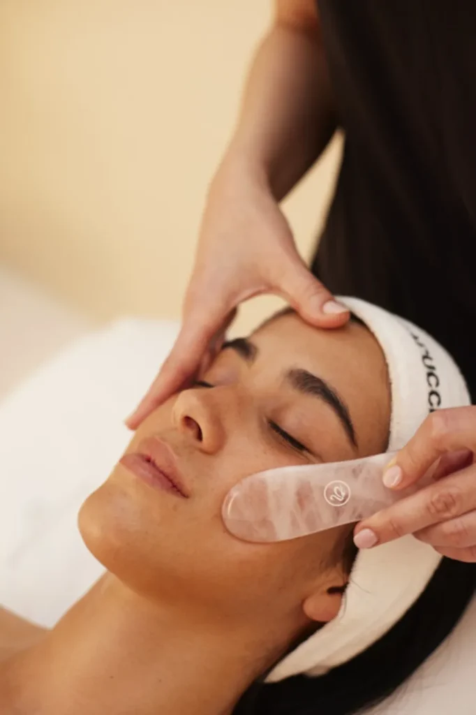 woman facial